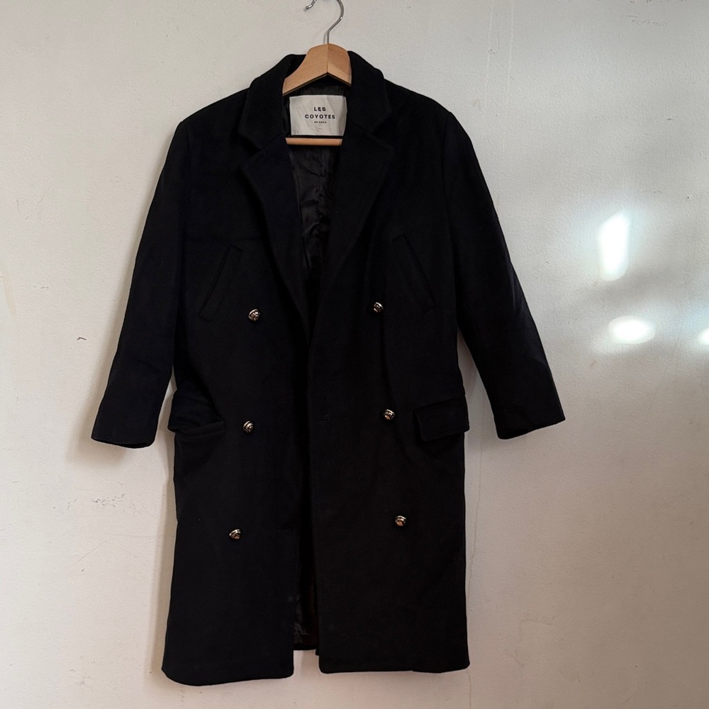 Les Coyotes Kids Black Coat